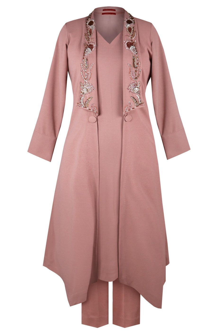 3 Piece Kurta Set - NUDE PINK