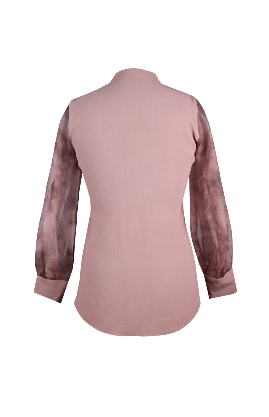 Spike Top With Bishop Sleeves - NUDE
