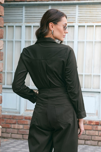 Twill Shirt - OLIVE