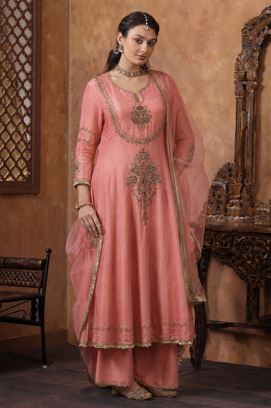 Organza Anarkali