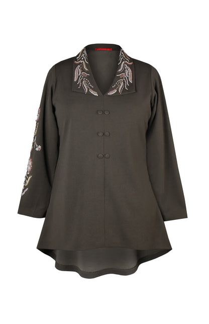 High Low Top - OLIVE