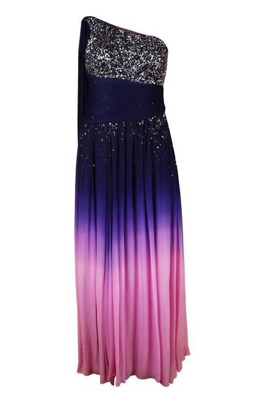 Midnight Blue Off Shoulder Maxi