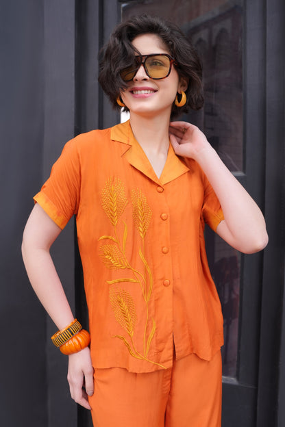 Spike Mul Top - ORANGE