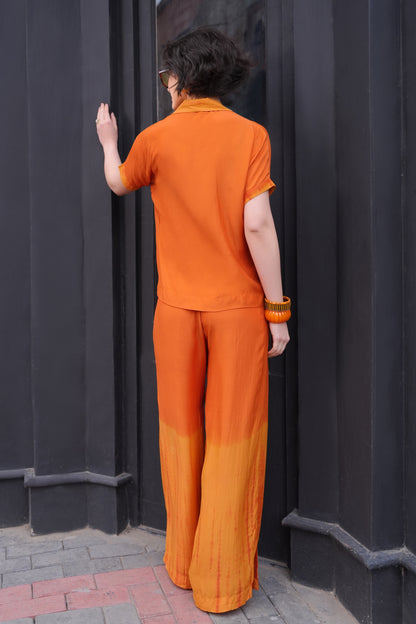 Spike Mul Co-ord Set - ORANGE