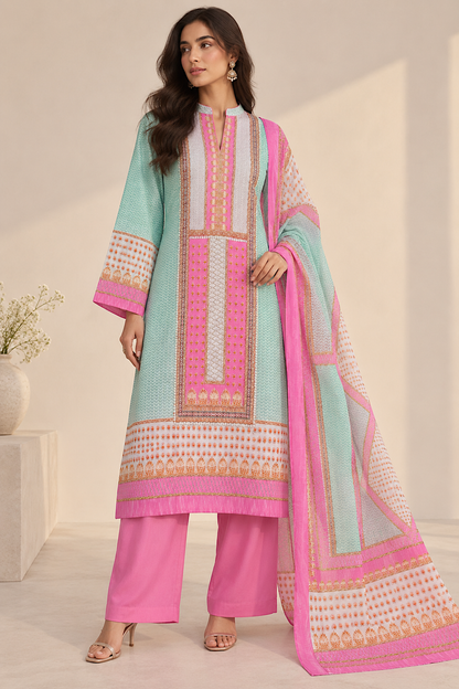 ROSE WATER - Pure Crepe Print