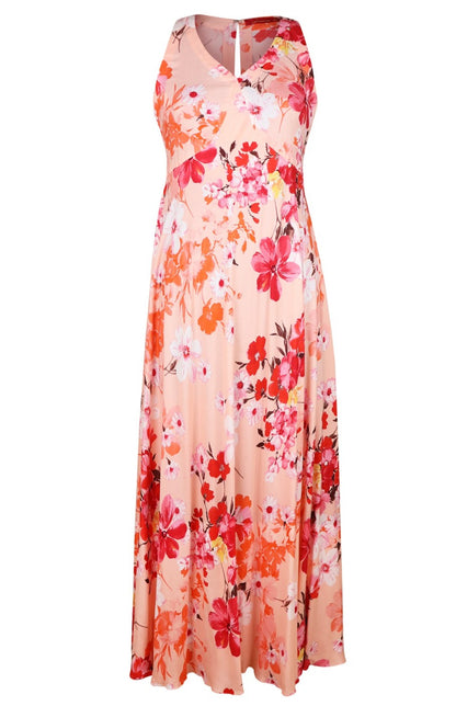 Printed Rayon Maxi Dress