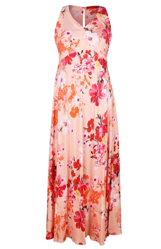 Printed Rayon Maxi Dress