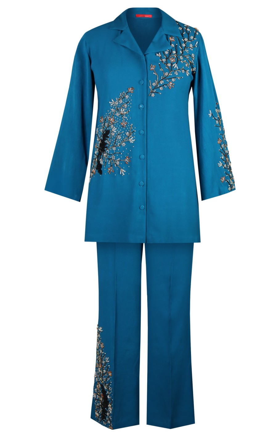 Sequins Embroidered Georgette Co-ord Set