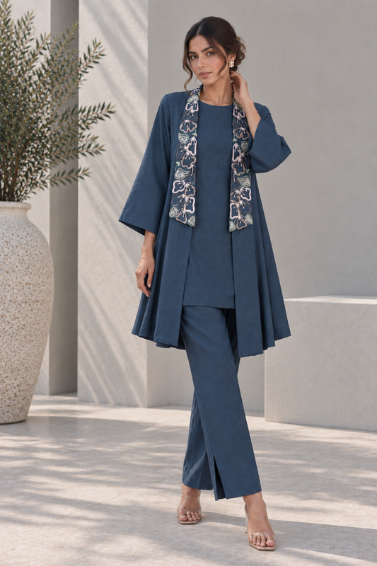 Poppies 3 Pcs Co-ord Set