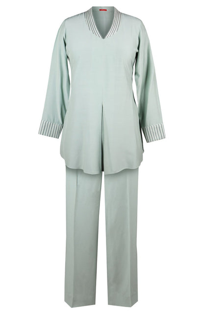 Plain Co-ord Set - SAGE GREEN
