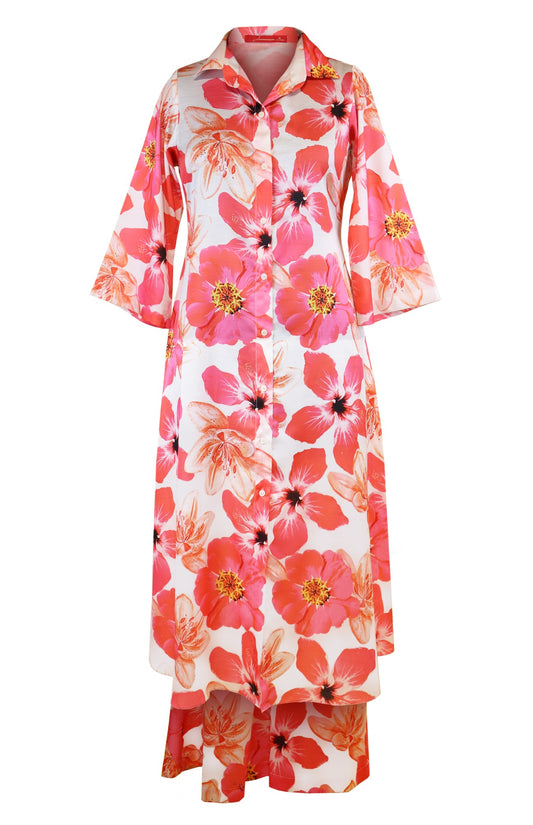 Floral Print Co-ord Set - PINK
