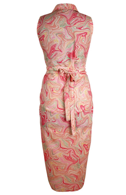 Printed Wrap Skirt Co-ord Set