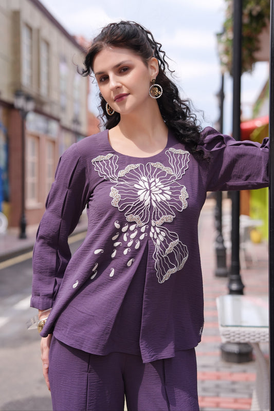 Bloom Top - PURPLE