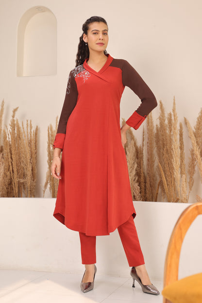 Sconce Kurta Set - RUST