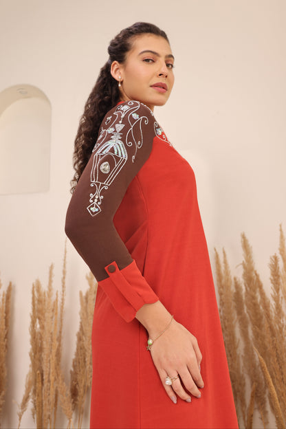 Sconce Kurta Set - RUST