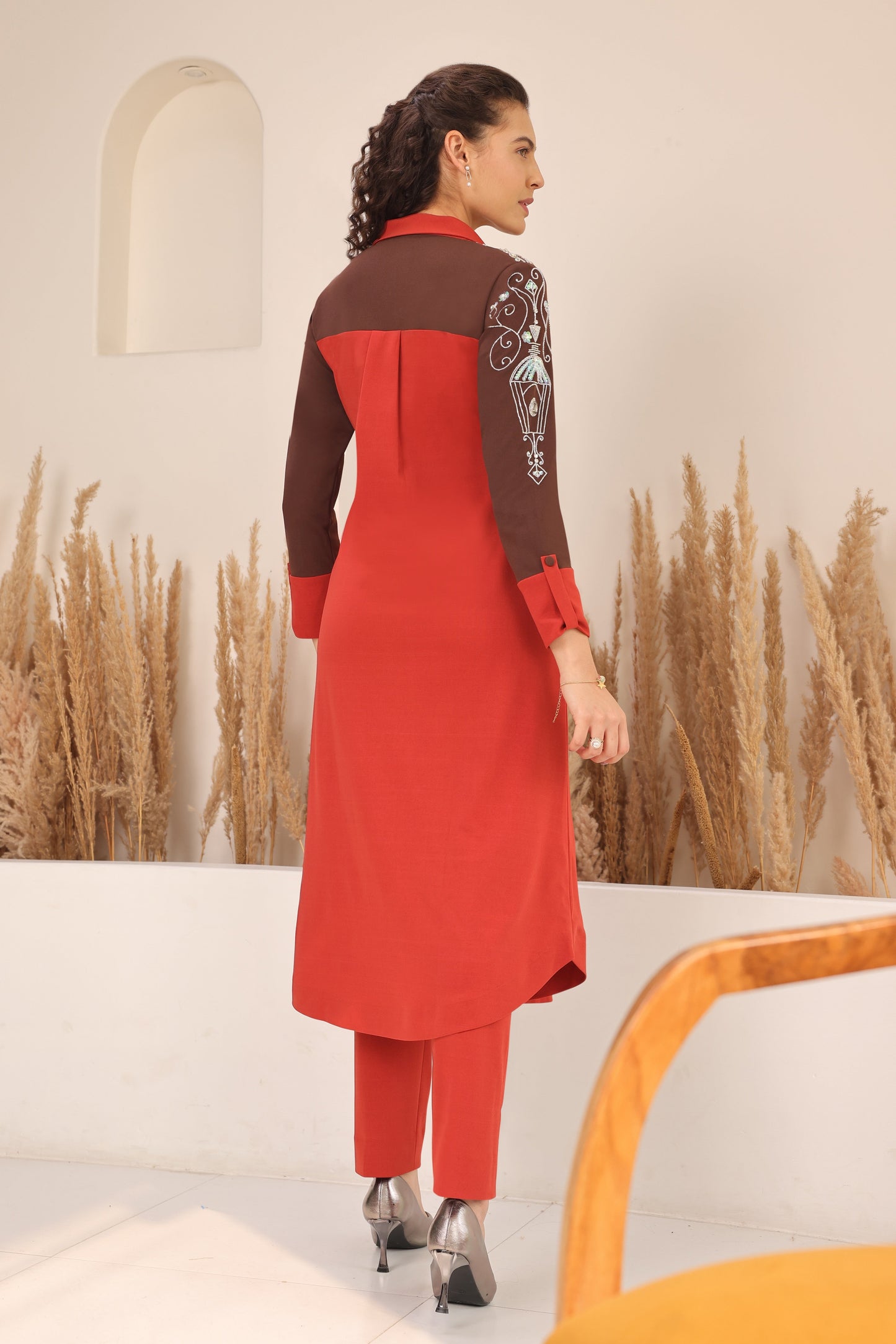 Sconce Kurta Set - RUST