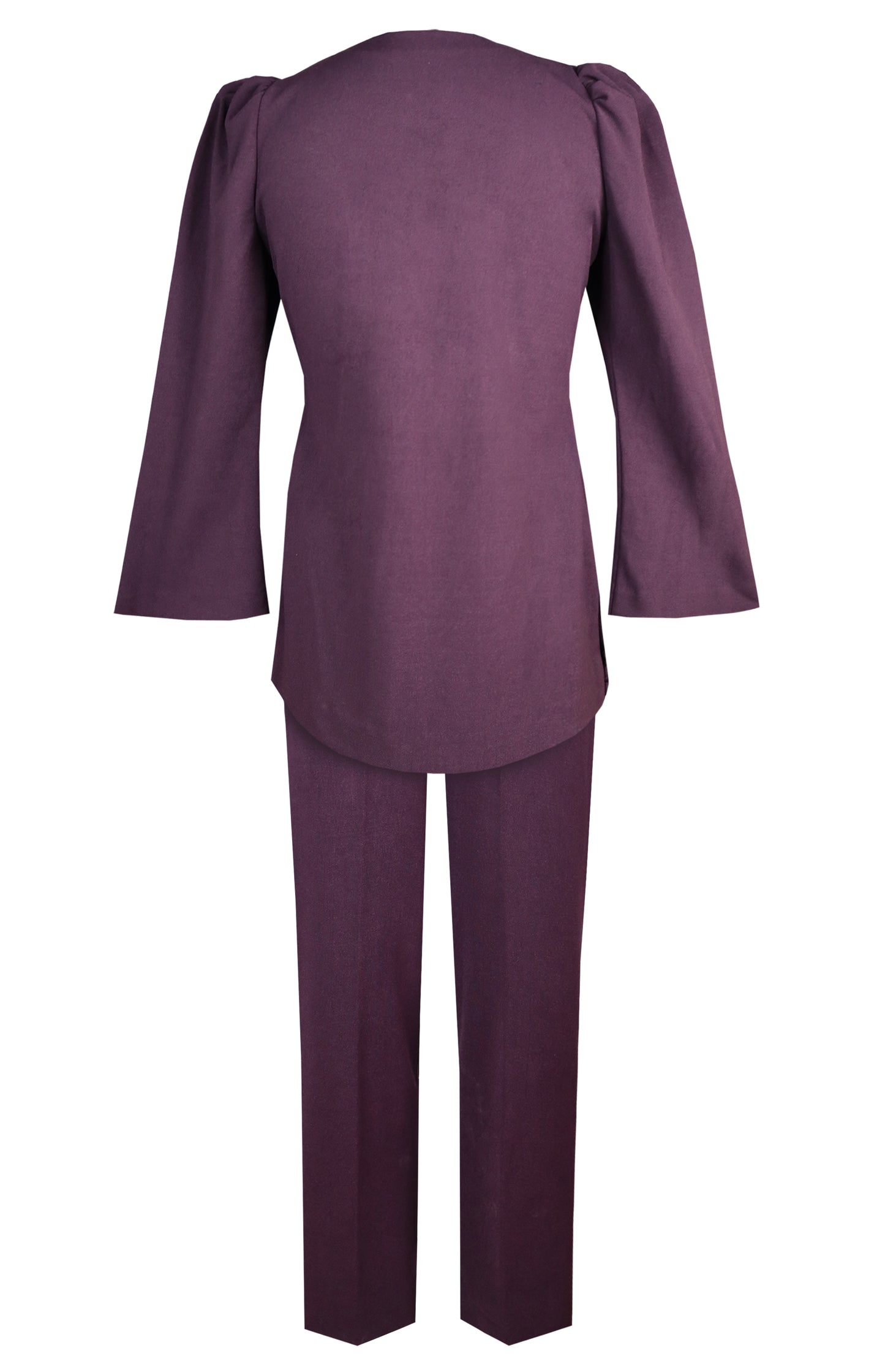 Sconce Co-ord Set With Pencil Pants - PURPLE