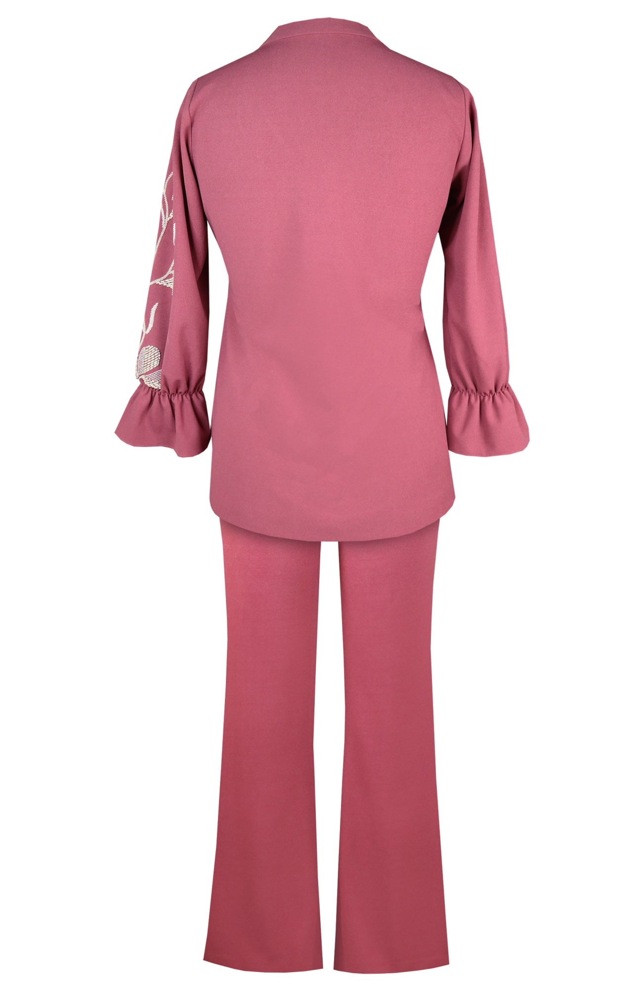 Seed Pearl Co-ord Set - OLD ROSE