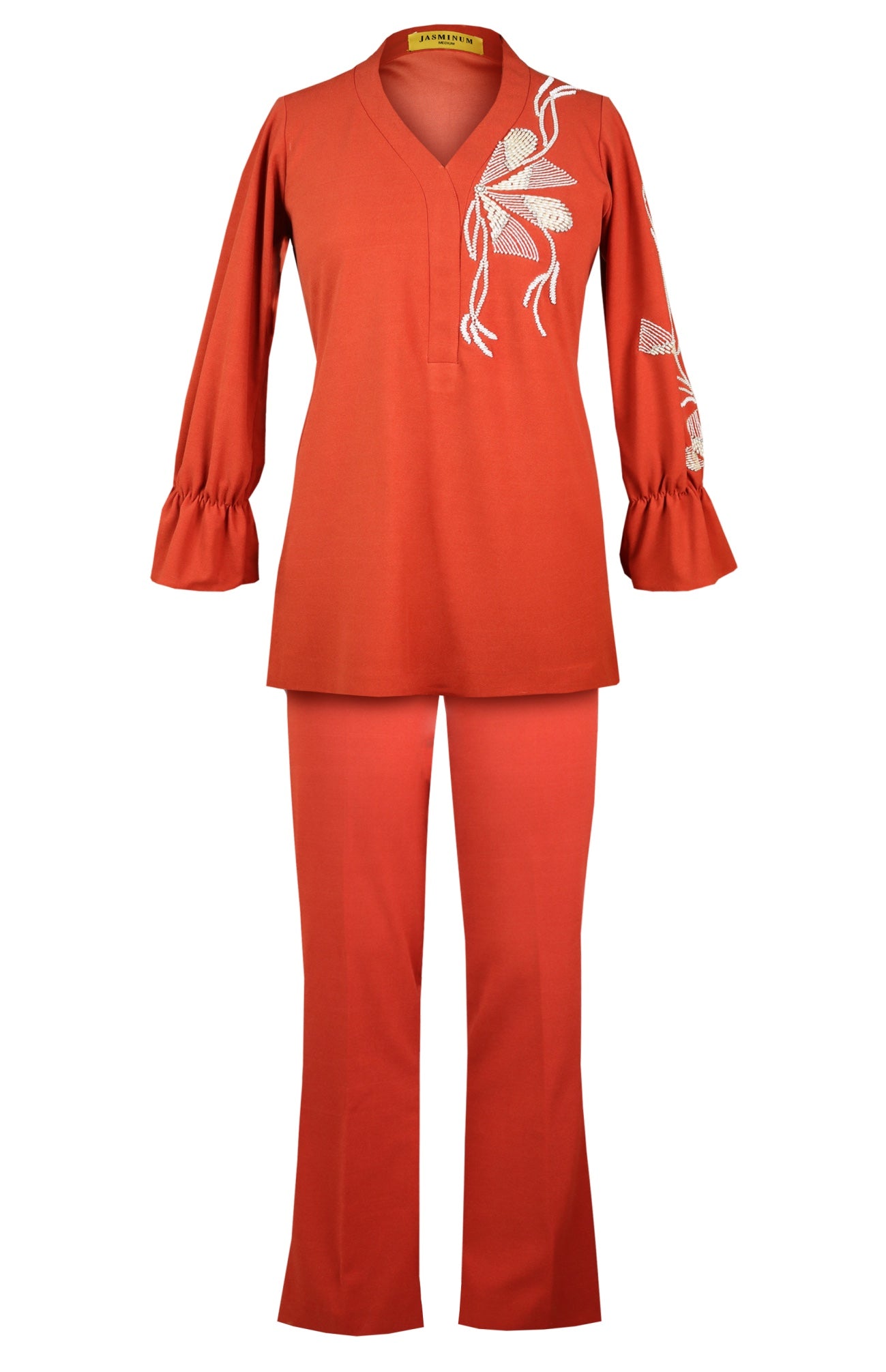 Seed Pearl Top - OLD ROSE