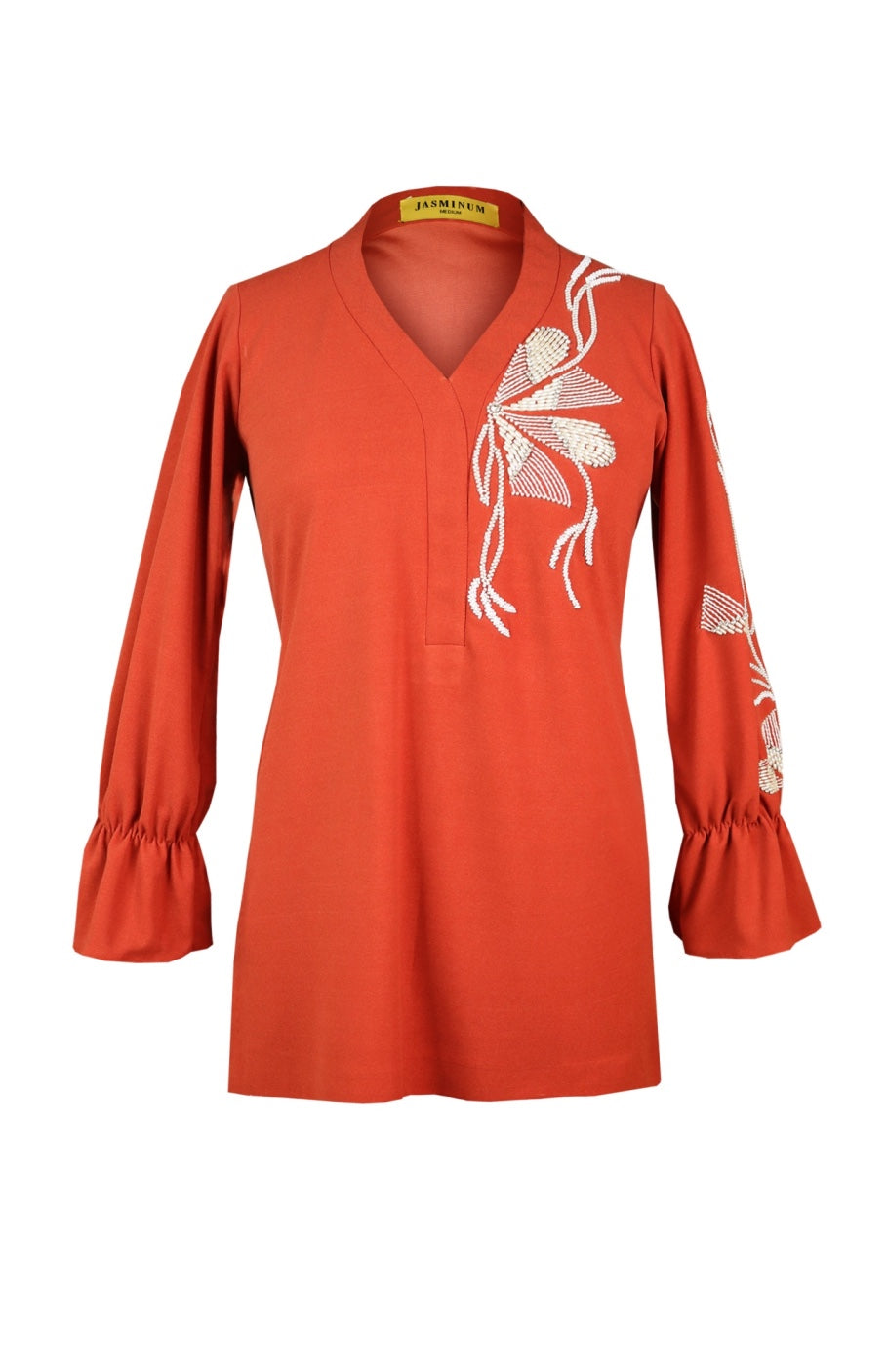 Seed Pearl Top - OLD ROSE