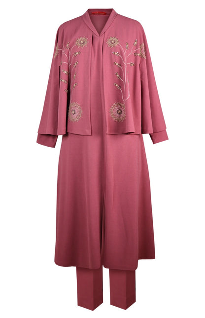 Short Cape Kurta Set