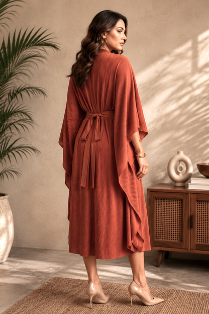 Electro Pleated Kaftan