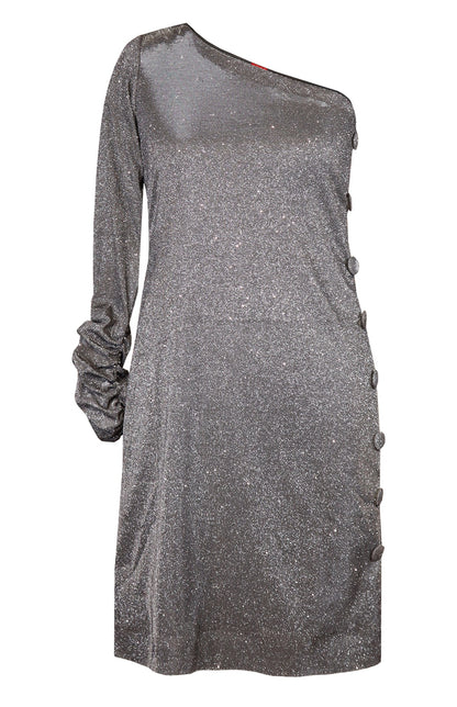 Smoke Grey Shimmer Tunic