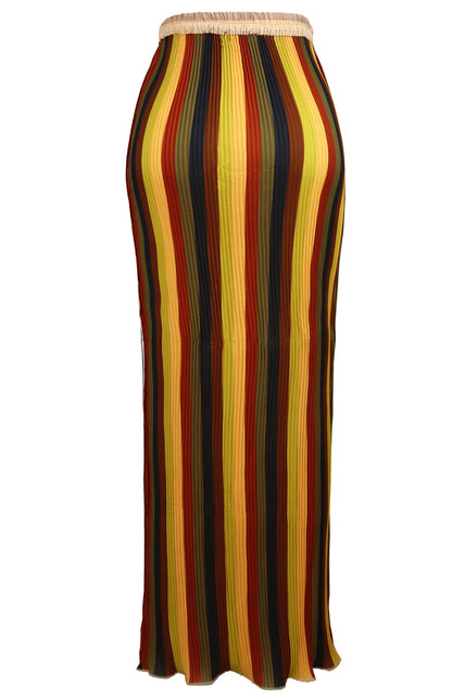 Striped Tube Skirt