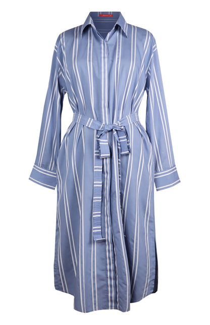 Striped Cotton Shirt Dress