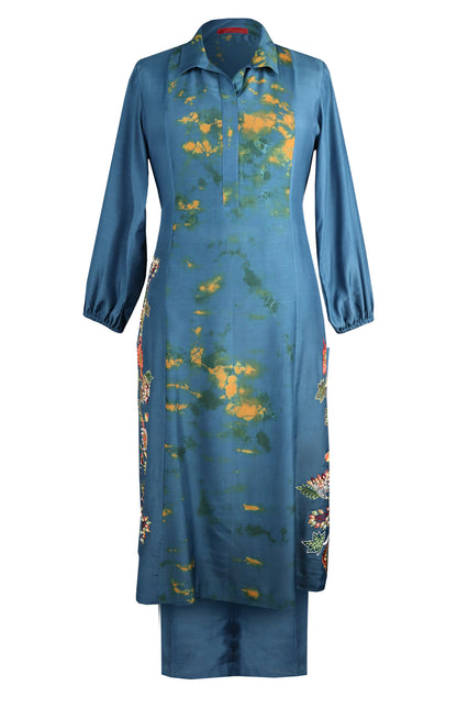Mul Mul Tie & Dye Kurta Set
