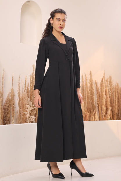 Trench Jumpsuit - BLACK