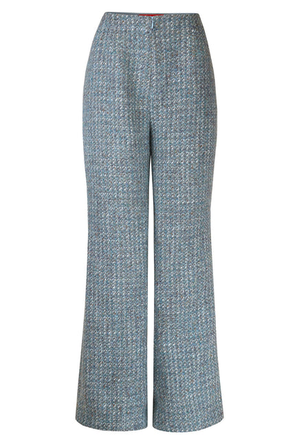 Tweed Bootcut Pants