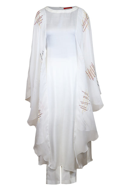 Kurta Set With Kaftan Sleeves