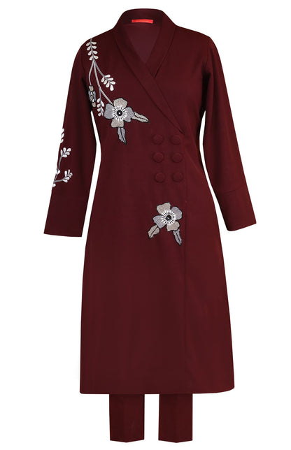 Double Breast Kurta Set