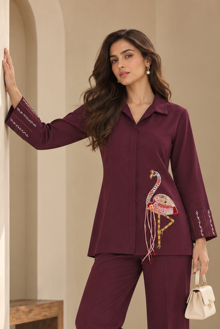 Flamingo Top - WINE
