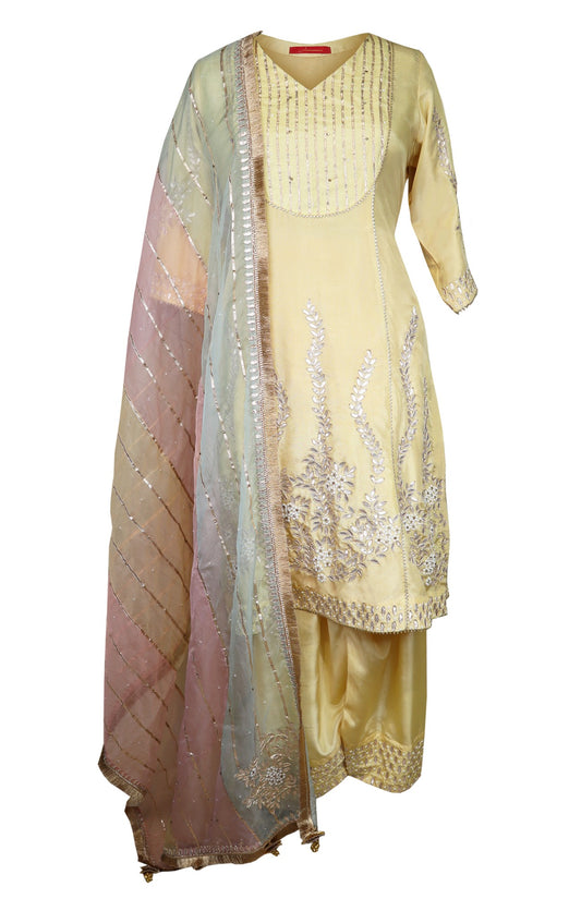 Gota Patti Silk Salwar Suit
