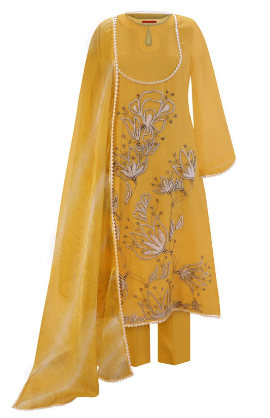 Silk Organza A-Line Suit
