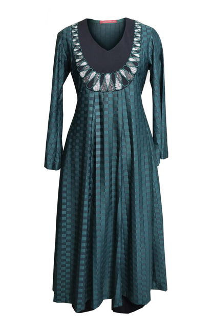 Chequered Anarkali